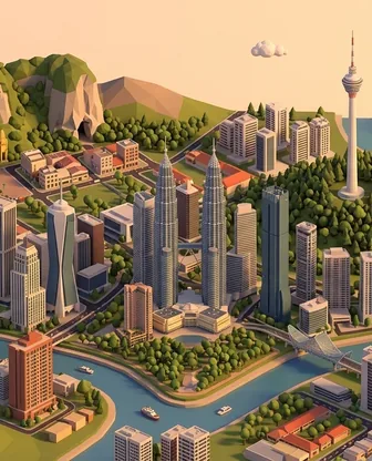 Illustration for 3 Days in Kuala Lumpur — First-Timer Highlights