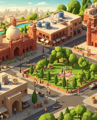 Illustration for 3 Days in Lahore — Family with Kids
