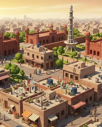 Illustration for 2 Days in Lahore — Romance