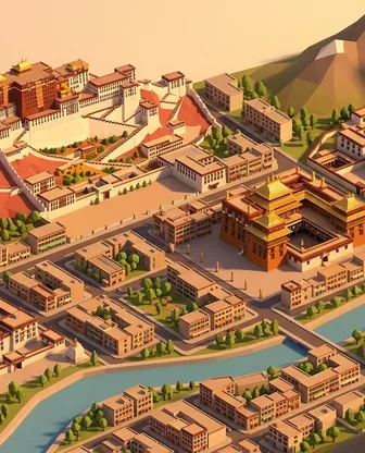 Illustration for 3 Days in Lhasa — First-Timer Highlights