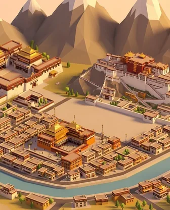 Illustration for 2 Days in Lhasa — Romance