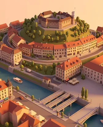 Illustration for 2 Days in Ljubljana — Romance