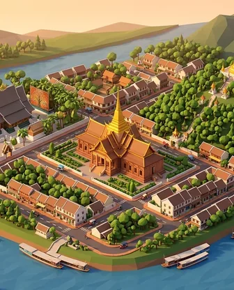 Illustration for 3 Days in Luang Prabang — Culture & History