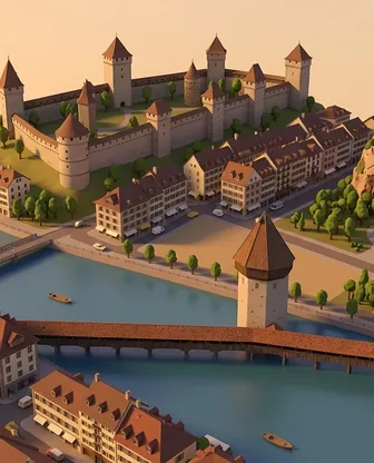 Illustration for 3 Days in Lucerne — Culture & History