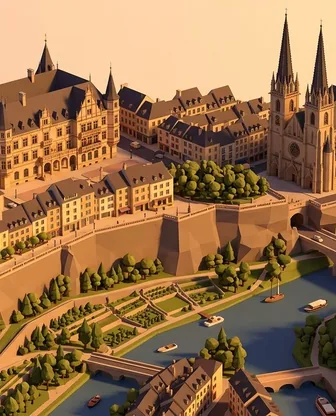 Illustration for 2 Days in Luxembourg City — Romance