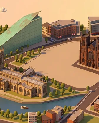 Illustration for 3 Days in Manchester — Culture & History