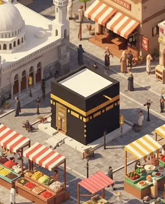 Illustration for 2 Days in Mecca — Food & Wine