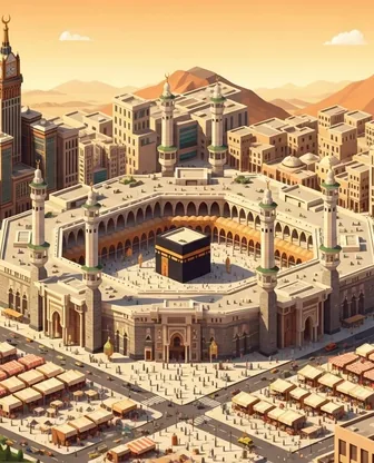 Illustration for 3 Days in Mecca — First-Timer Highlights