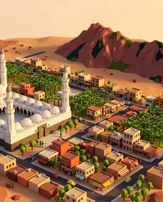 Illustration for 3 Days in Medina — Family with Kids