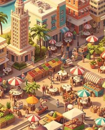 Illustration for 2 Days in Miami — Food & Wine