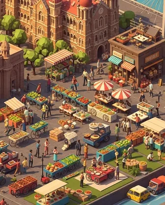 Illustration for 2 Days in Mumbai — Food & Wine