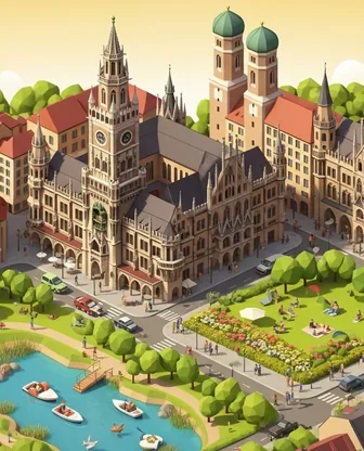 Illustration for 3 Days in Munich — Family with Kids