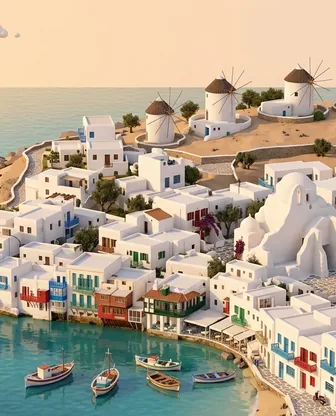 Illustration for 3 Days in Mykonos — Culture & History