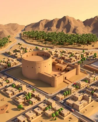 Illustration for 3 Days in Nizwa — First-Timer Highlights