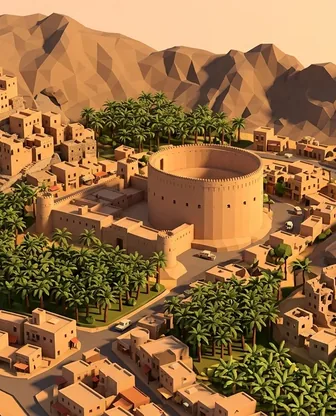 Illustration for 2 Days in Nizwa — Romance