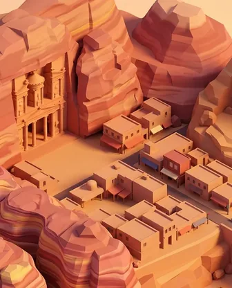 Illustration for 3 Days in Petra — Family with Kids