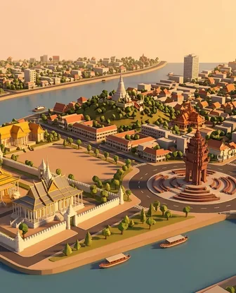 Illustration for 3 Days in Phnom Penh — Culture & History