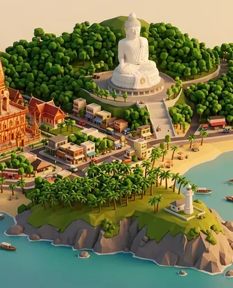 Illustration for 3 Days in Phuket — Culture & History