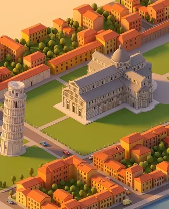 Illustration for 3 Days in Pisa — Family with Kids