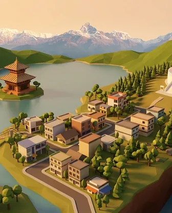 Illustration for 2 Days in Pokhara — Romance