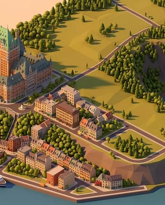 Illustration for 2 Days in Quebec City — Romance