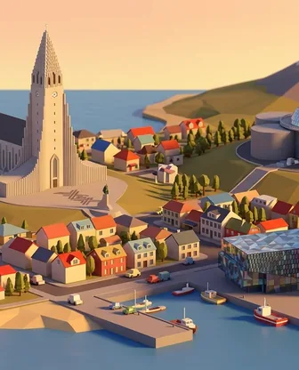 Illustration for 3 Days in Reykjavik — Family with Kids