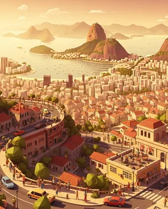 Illustration for 2 Days in Rio de Janeiro — Romance