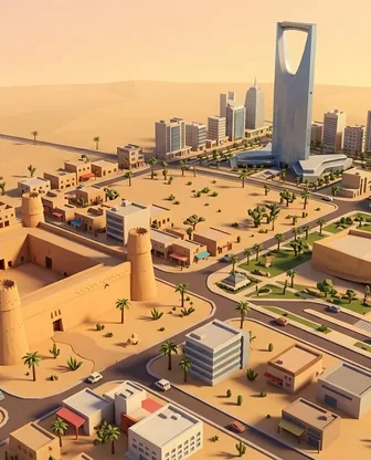 Illustration for 3 Days in Riyadh — Family with Kids
