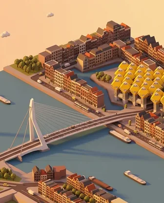 Illustration for 3 Days in Rotterdam — First-Timer Highlights