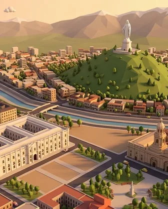 Illustration for 3 Days in Santiago — Culture & History