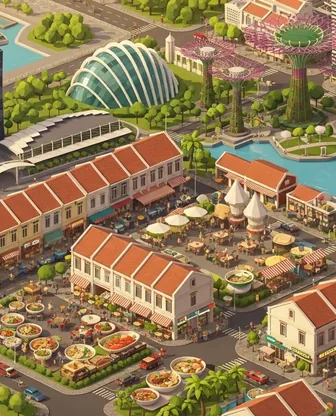 Illustration for 2 Days in Singapore — Food & Wine