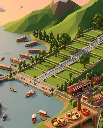 Illustration for 2 Days in Srinagar — Food & Wine