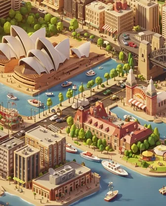 Illustration for 3 Days in Sydney — Family with Kids