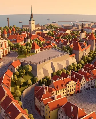 Illustration for 2 Days in Tallinn — A Romantic Escape