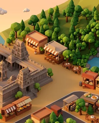 Illustration for 2 Days in Tirupati — Food & Wine
