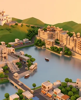 Illustration for 3 Days in Udaipur — Culture & History