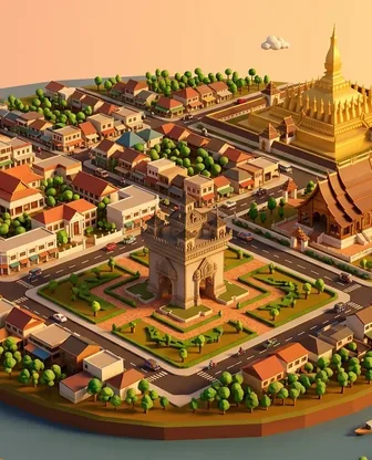 Illustration for 3 Days in Vientiane — Culture & History